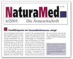 NaturaMed - Juni 2005: Konfliktquote im Gesundheitswesen steigt NaturaMed - Juni 2005: Konfliktquote im Gesundheitswesen steigt