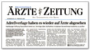 Ärzte-Zeitung - Februar 2006: Adressverlage haben es wieder auf Ärzte abgesehen Ärzte-Zeitung - Februar 2006: Adressverlage haben es wieder auf Ärzte abgesehen