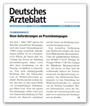 Deutsches Ärzteblatt März 2007: Telemediengesetz: Neue Anforderungen an Praxishomepages Deutsches Ärzteblatt März 2007: Telemediengesetz: Neue Anforderungen an Praxishomepages