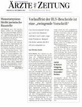 Ärzte-Zeitung September 2010: Honorarsystem bleibt juristische Baustelle Ärzte-Zeitung September 2010: Honorarsystem bleibt juristische Baustelle