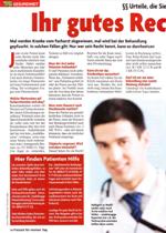 Freizeit für meinen Tag - August 2013: Ihr gutes Recht als Patient