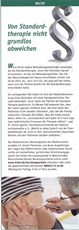 Linda Magazin - September 2014: Von Standardtherapie nicht grundlos abweichen